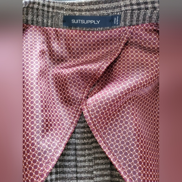 SuitSupply Mid-Brown Check Havana Jacket - Picture 15 of 15